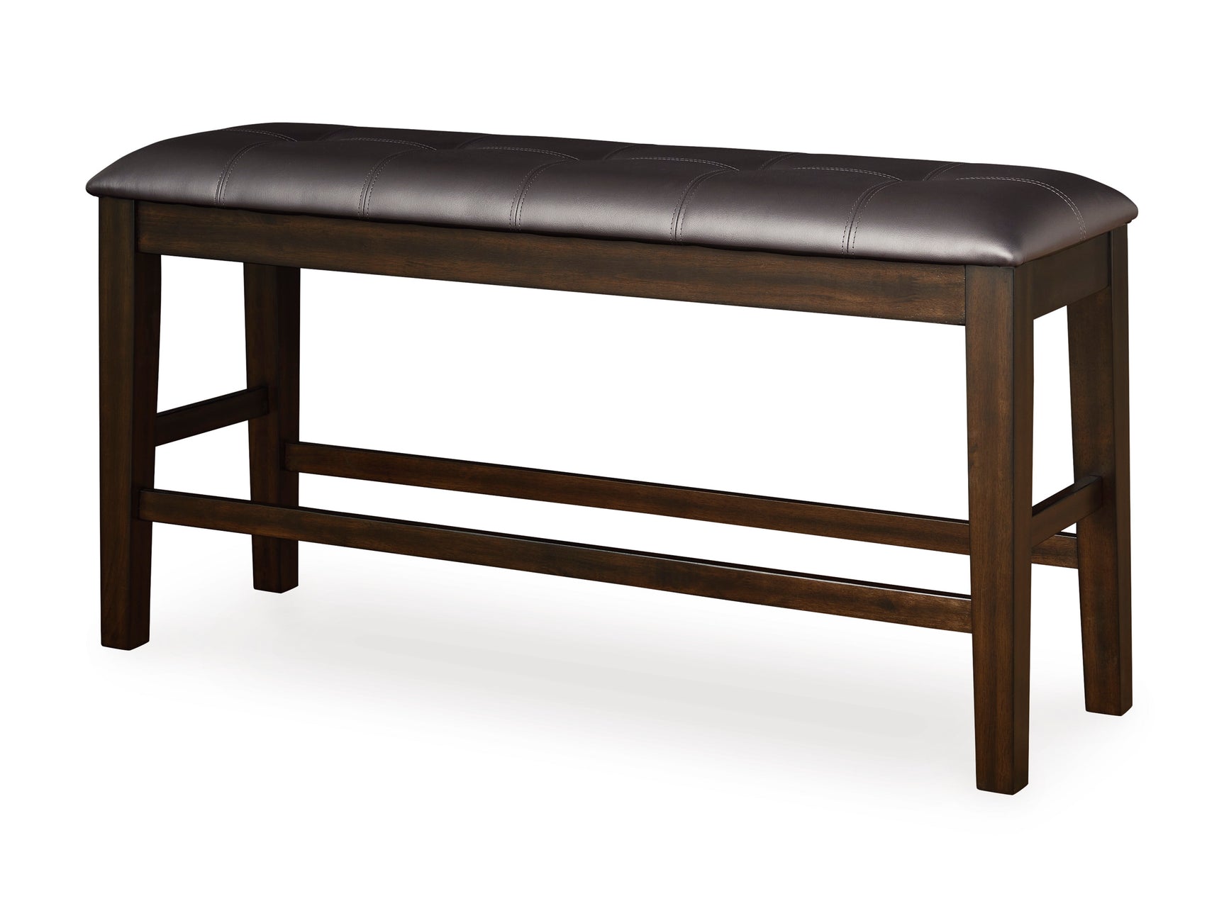 Haddigan Dark Brown Counter Height Dining Table, 4 Barstools and Bench (Online Special Price) - Ornate Home