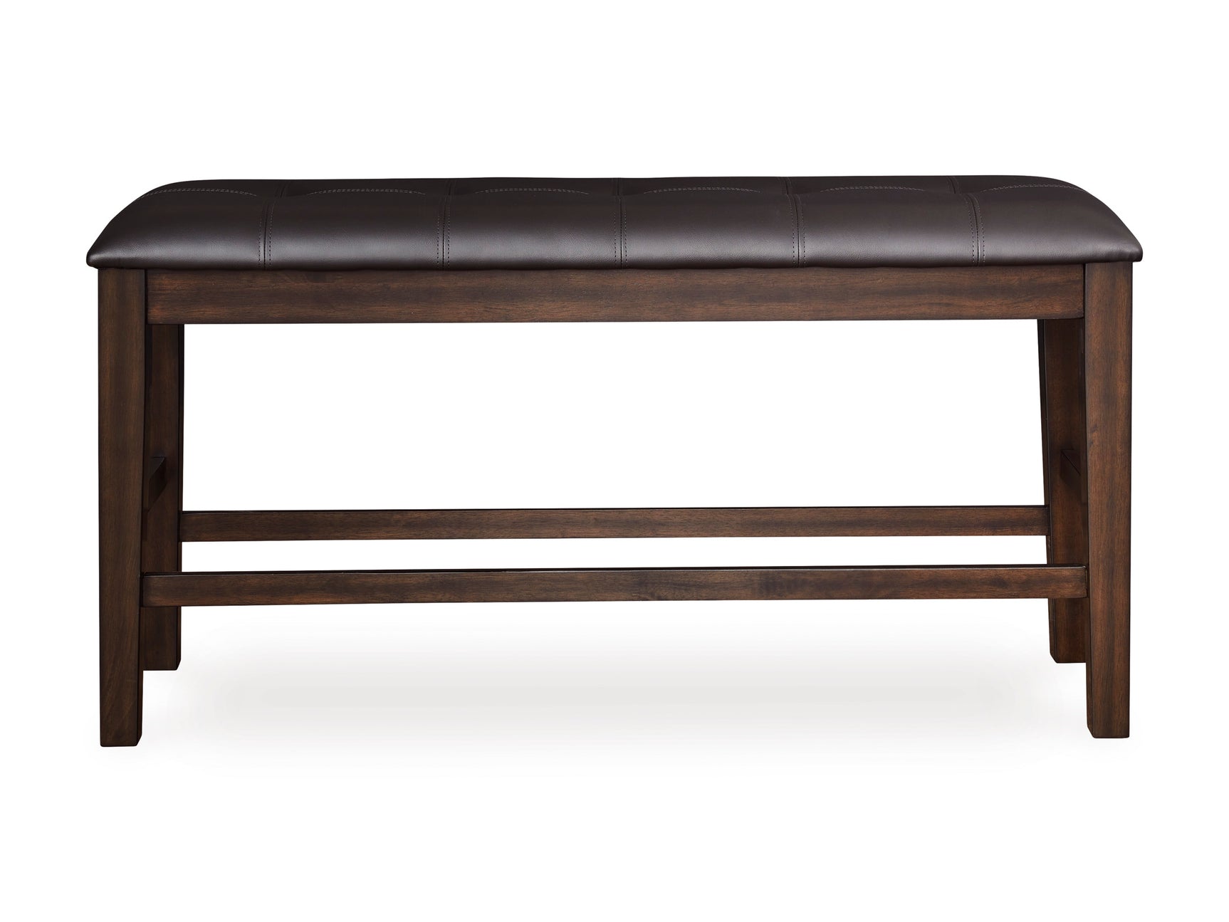 Haddigan Dark Brown Counter Height Dining Table, 4 Barstools and Bench (Online Special Price) - Ornate Home