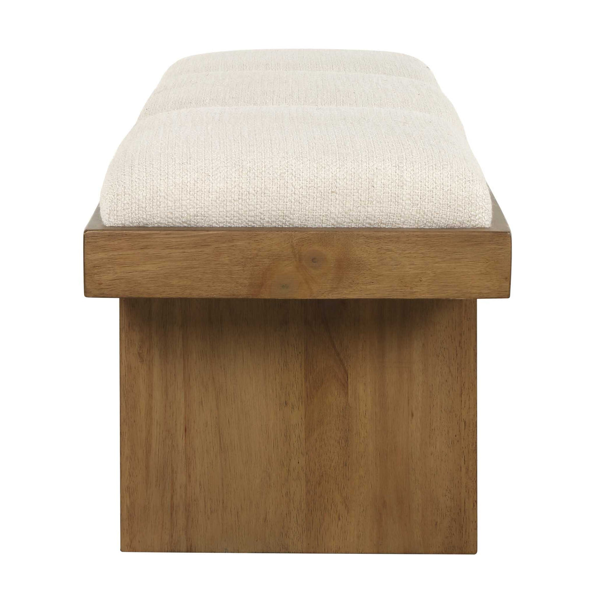 Haden White Upholstery Bench - Ornate Home