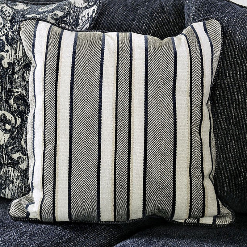 Hadleigh Navy Loveseat - Ornate Home