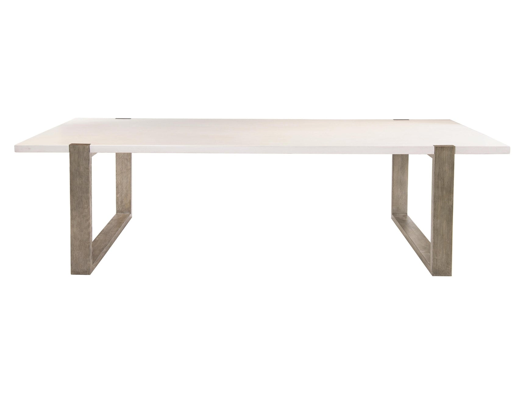 Hadleigh Rustic Grey/White Plaster Dining Table - Ornate Home