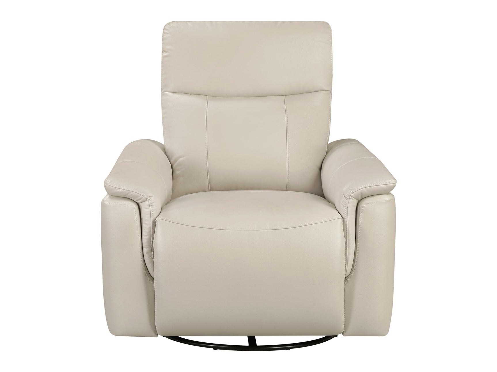 Hadley Taupe Swivel Glider Reclining Chair - Ornate Home