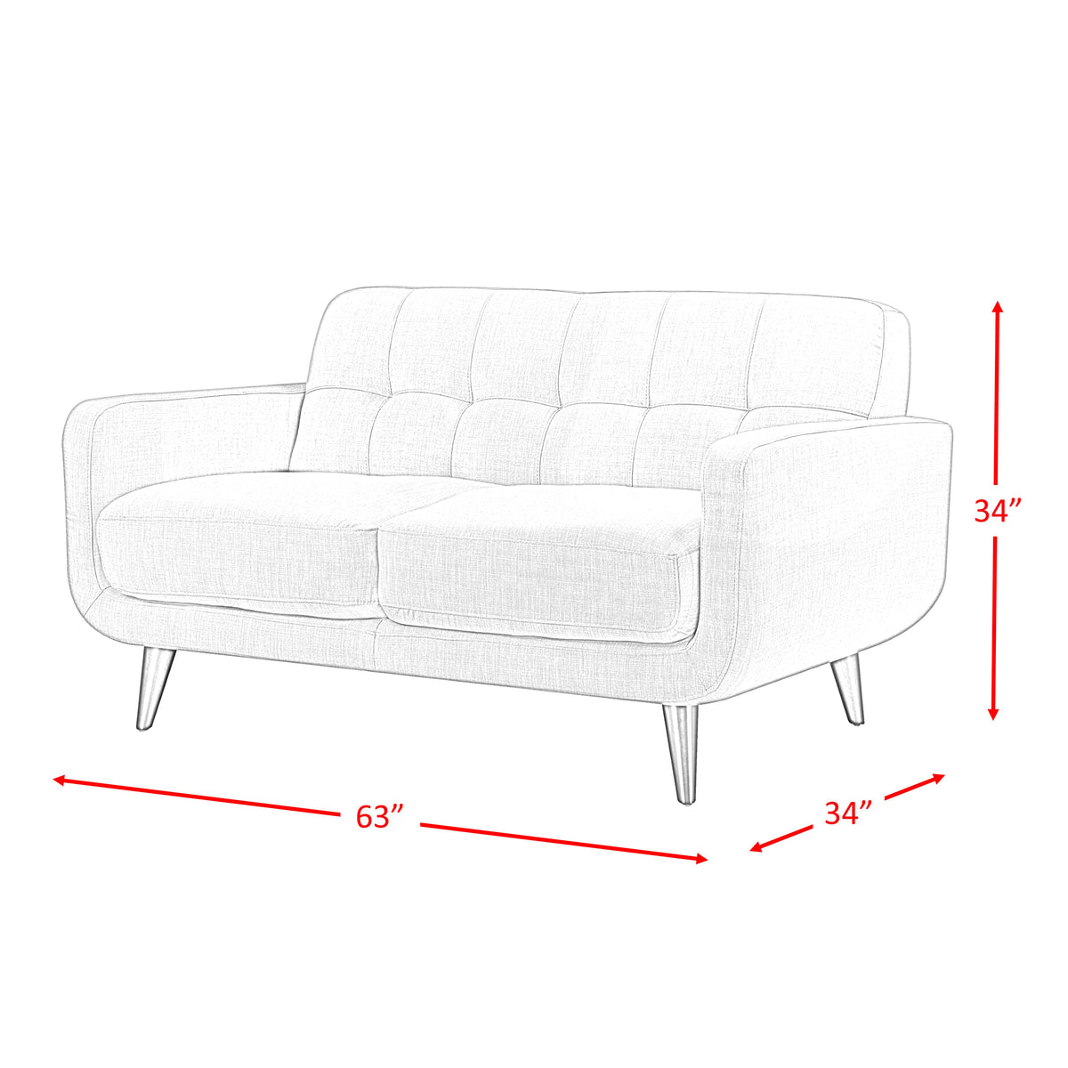 Hadley Teal/Dark Espresso Sofa & Loveseat Set - Ornate Home