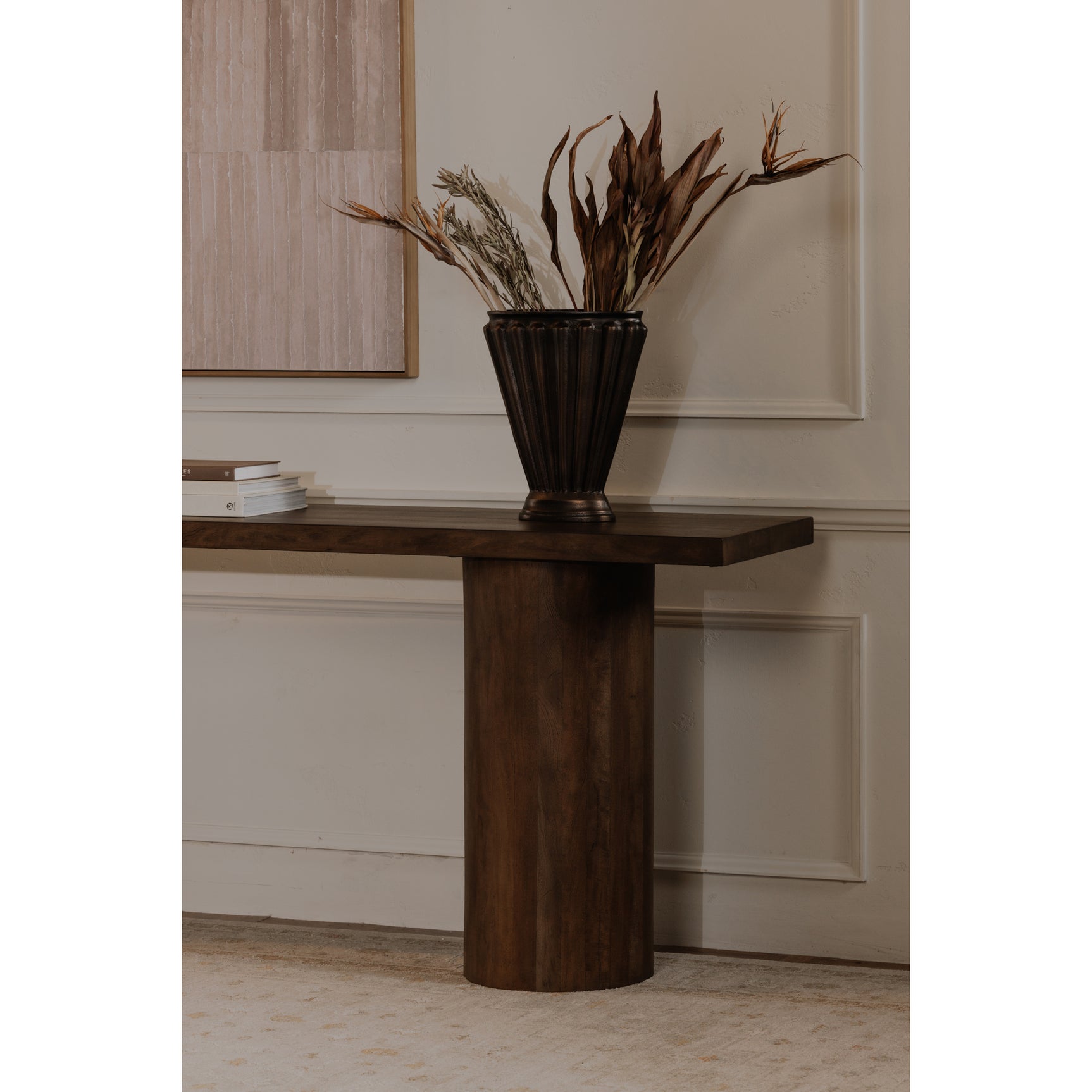 Hadley Warm Brown Console Table - Ornate Home