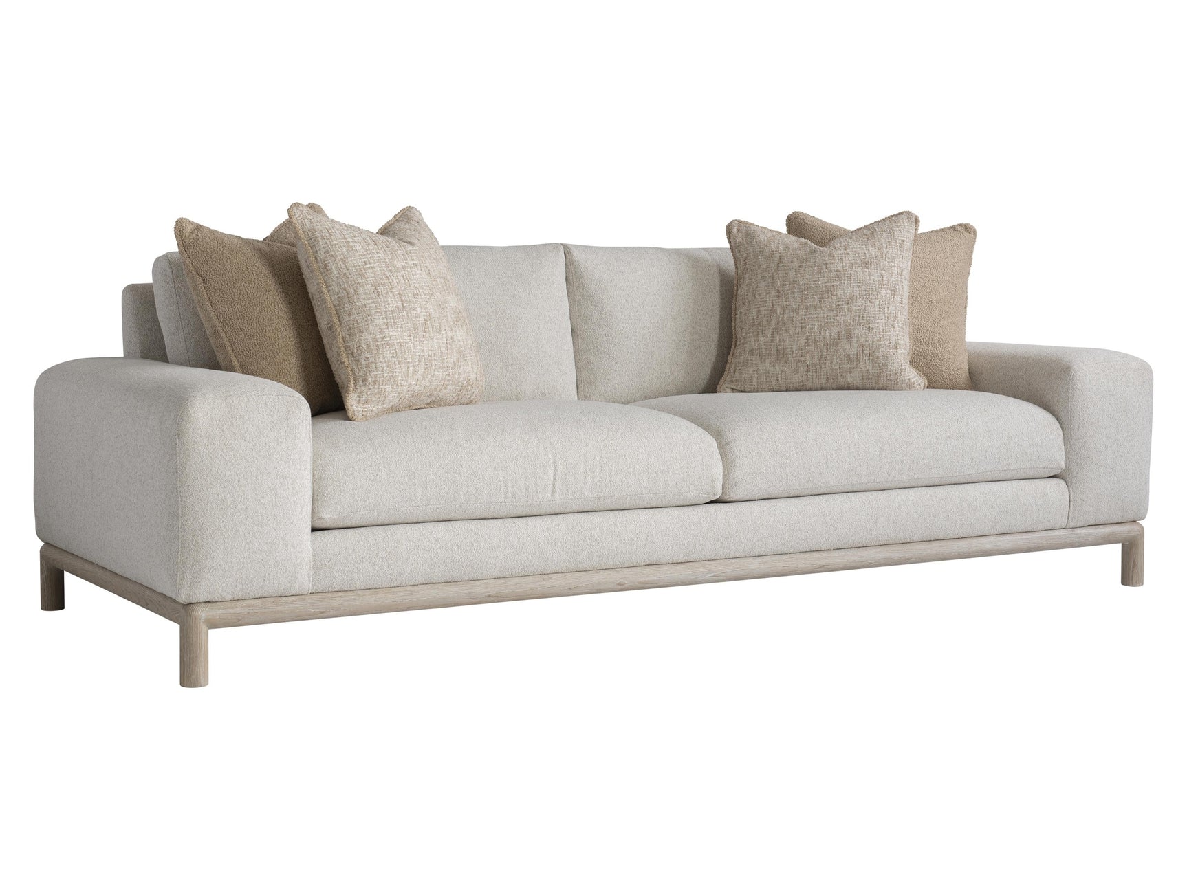 Hadley White/Cream Fabric Sofa - Ornate Home