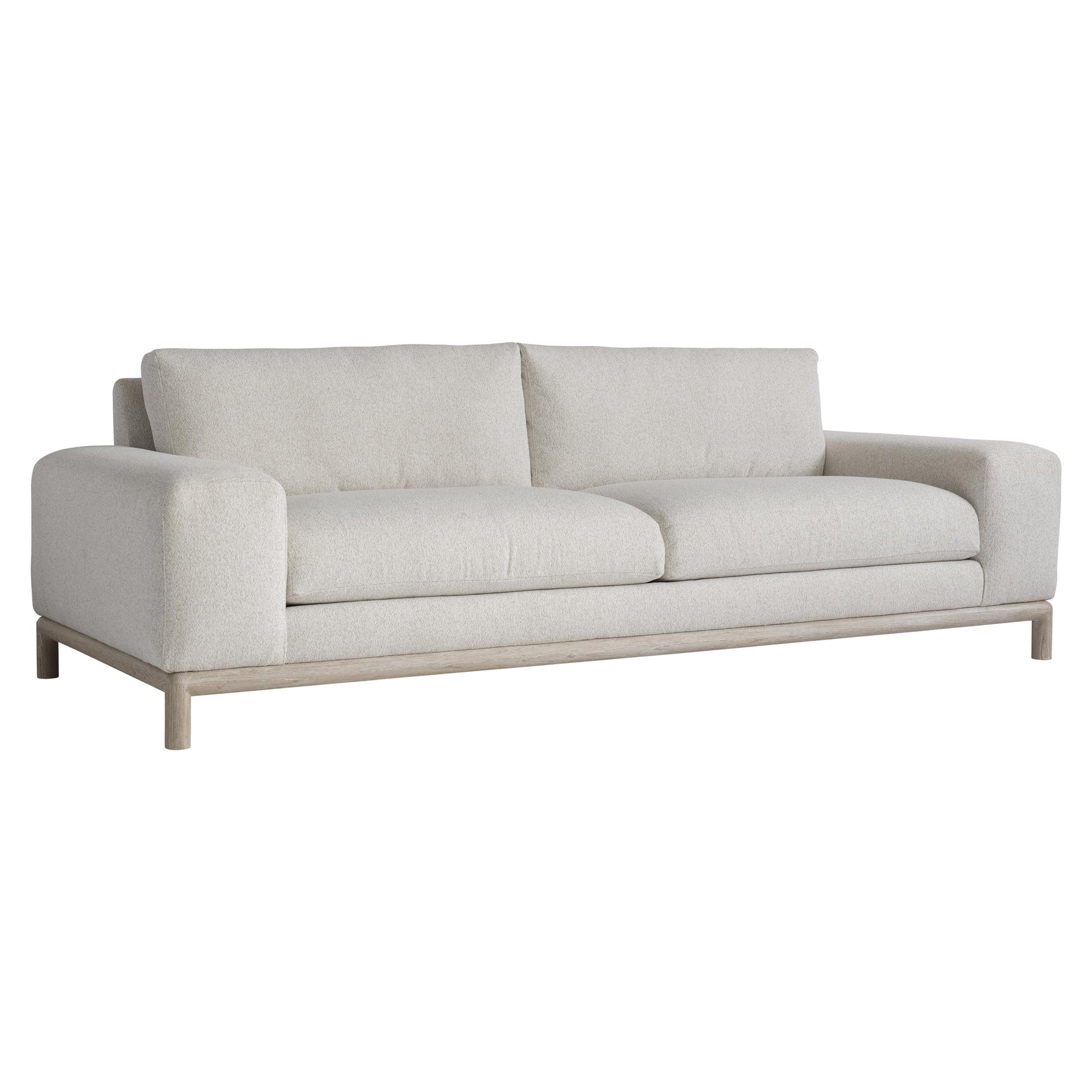 Hadley White/Cream Fabric Sofa - Ornate Home