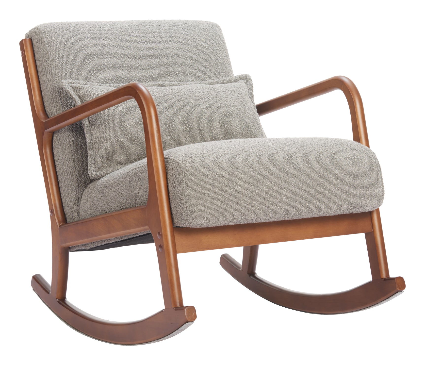 Hady Gray Rocking Chair - Ornate Home
