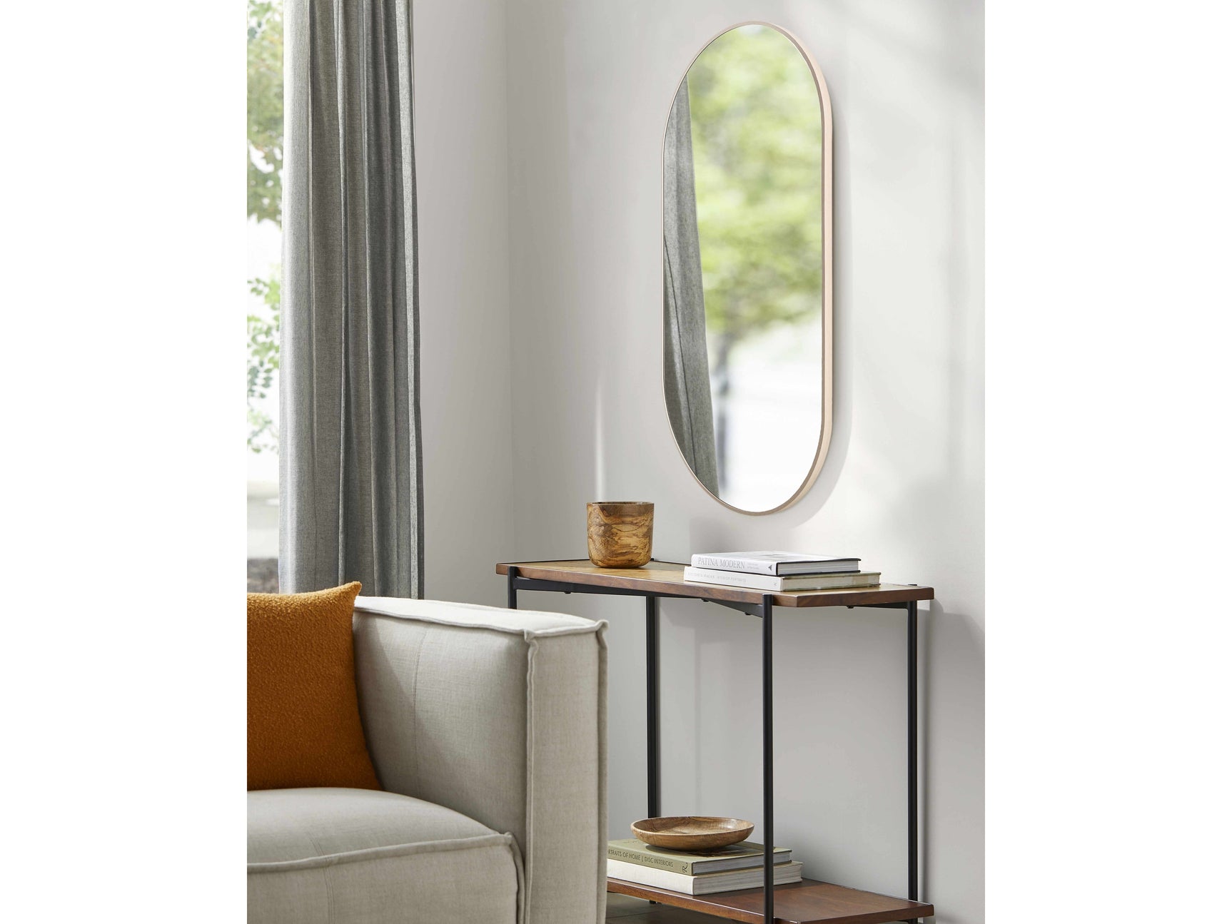 Hagenburg Dark Red Mirror - Ornate Home