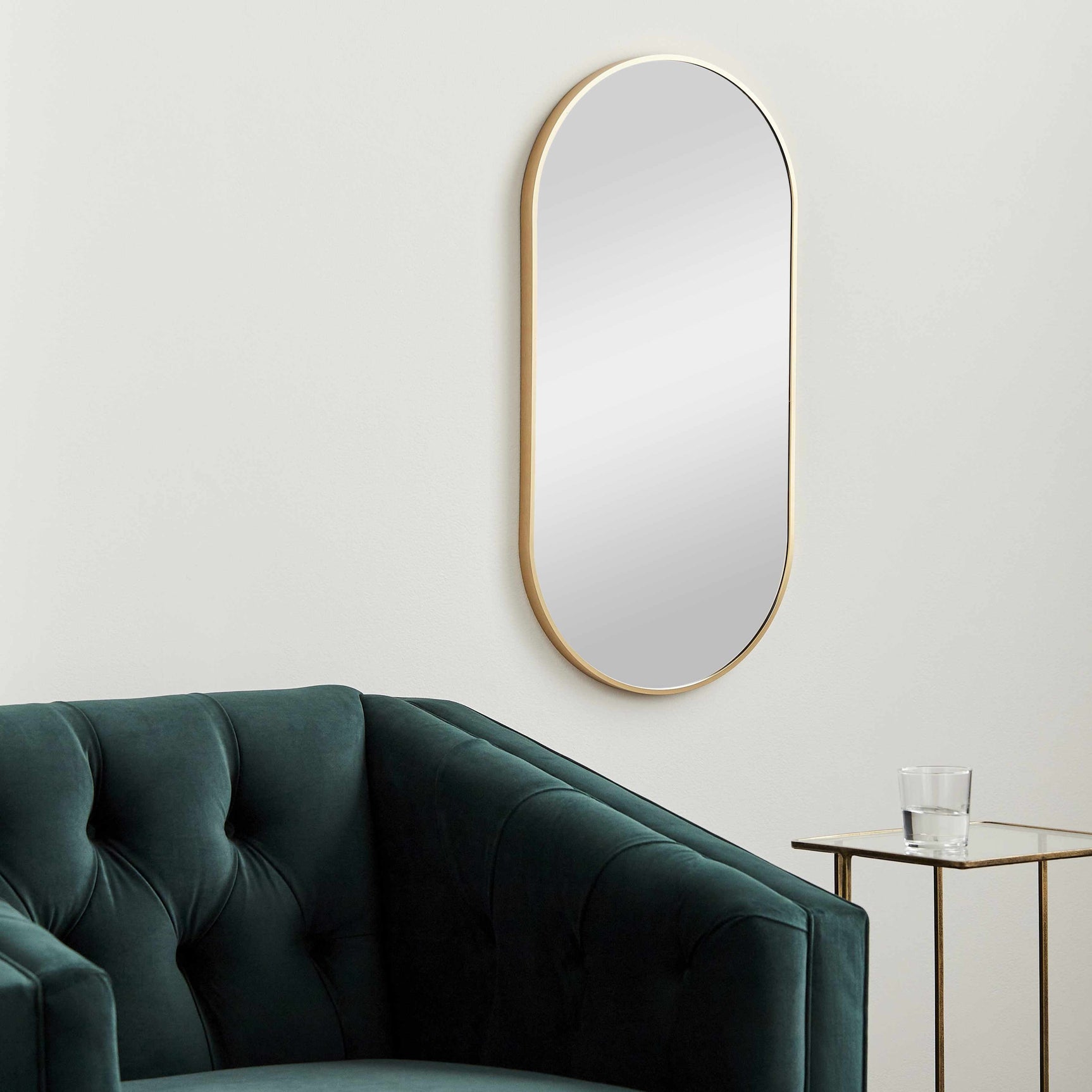 Hagenburg Gold Iron Frame Mirror - Ornate Home