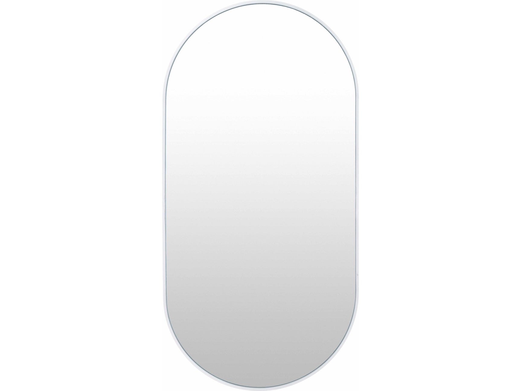 Hagenburg White Iron Frame Mirror - Ornate Home