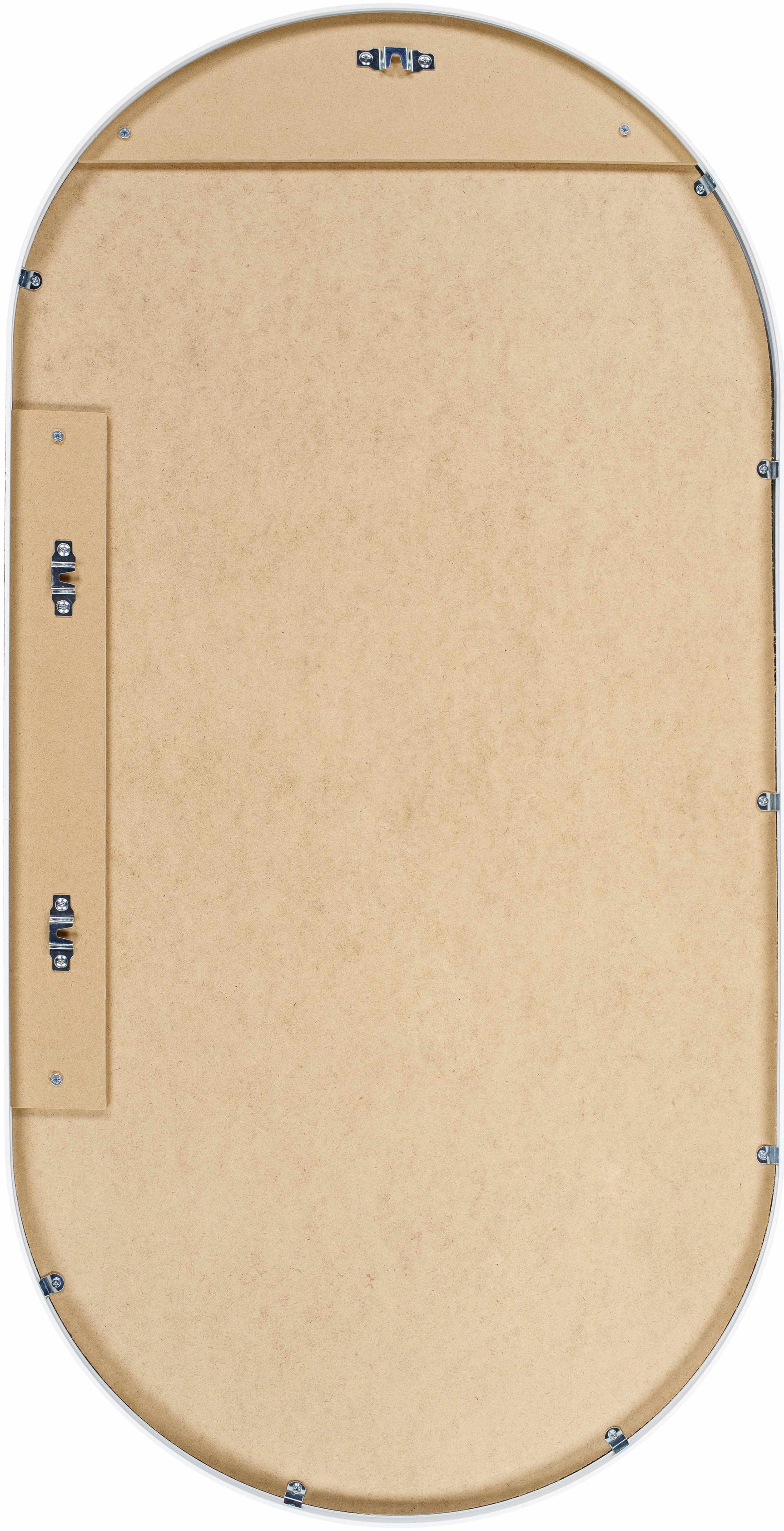 Hagenburg White Iron Frame Mirror - Ornate Home