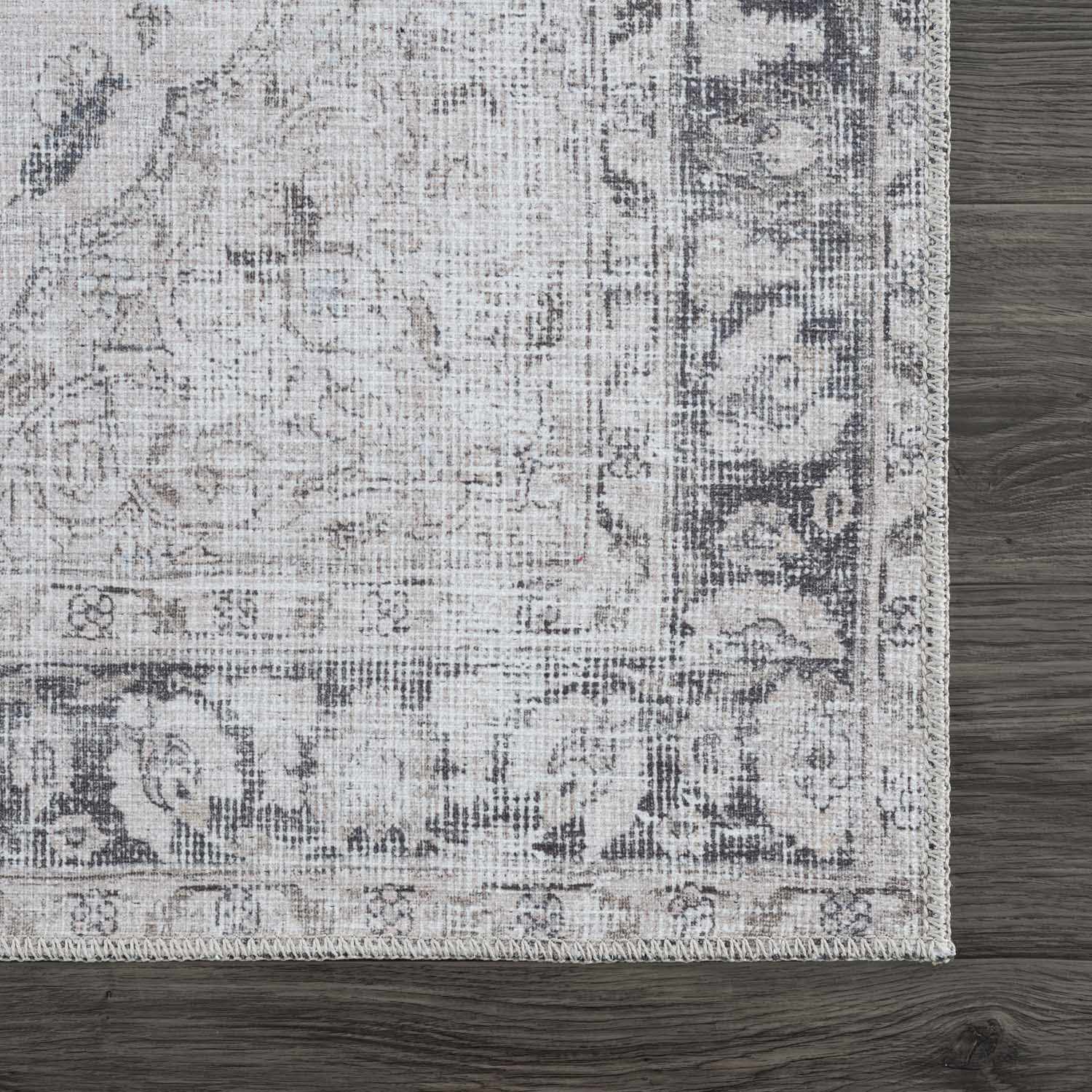 Haile Green & Pink Washable Area Rug - Clearance - Ornate Home