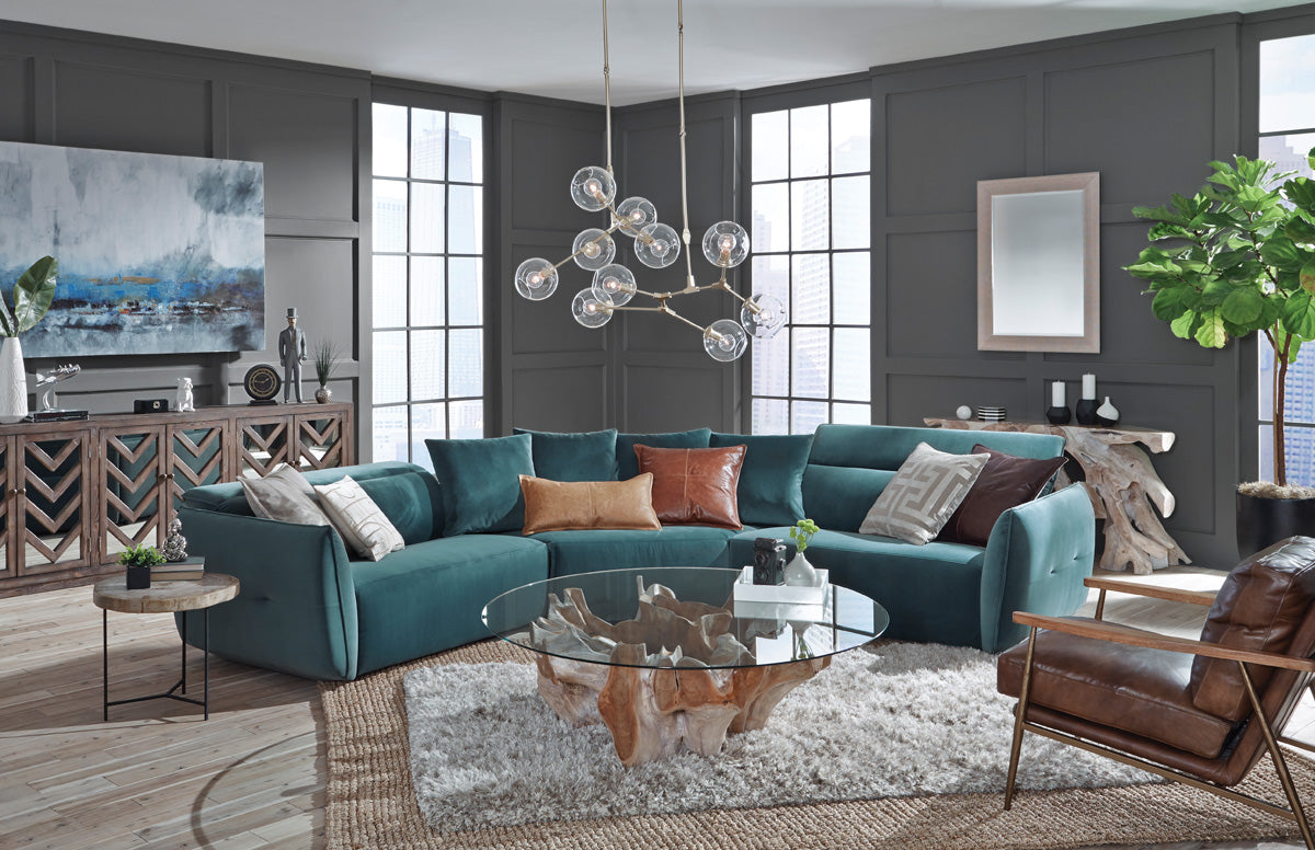 Hailey Natural Coffee Table - Ornate Home