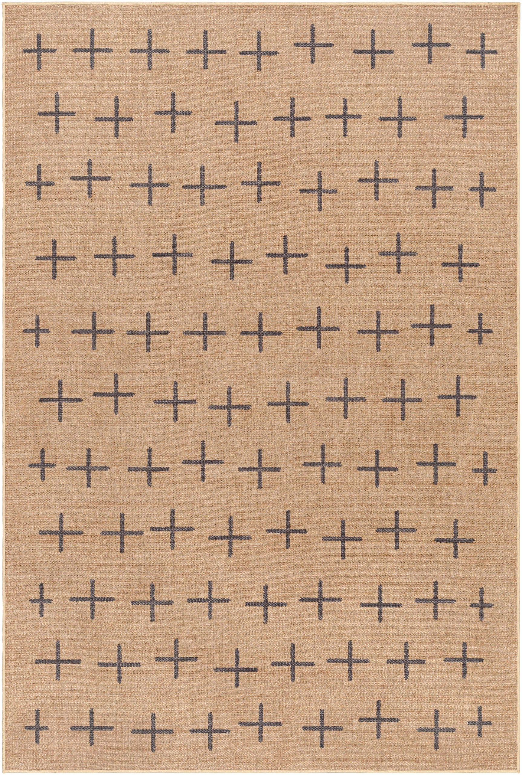Haimi Black Washable Jutely Rug - Clearance - Ornate Home