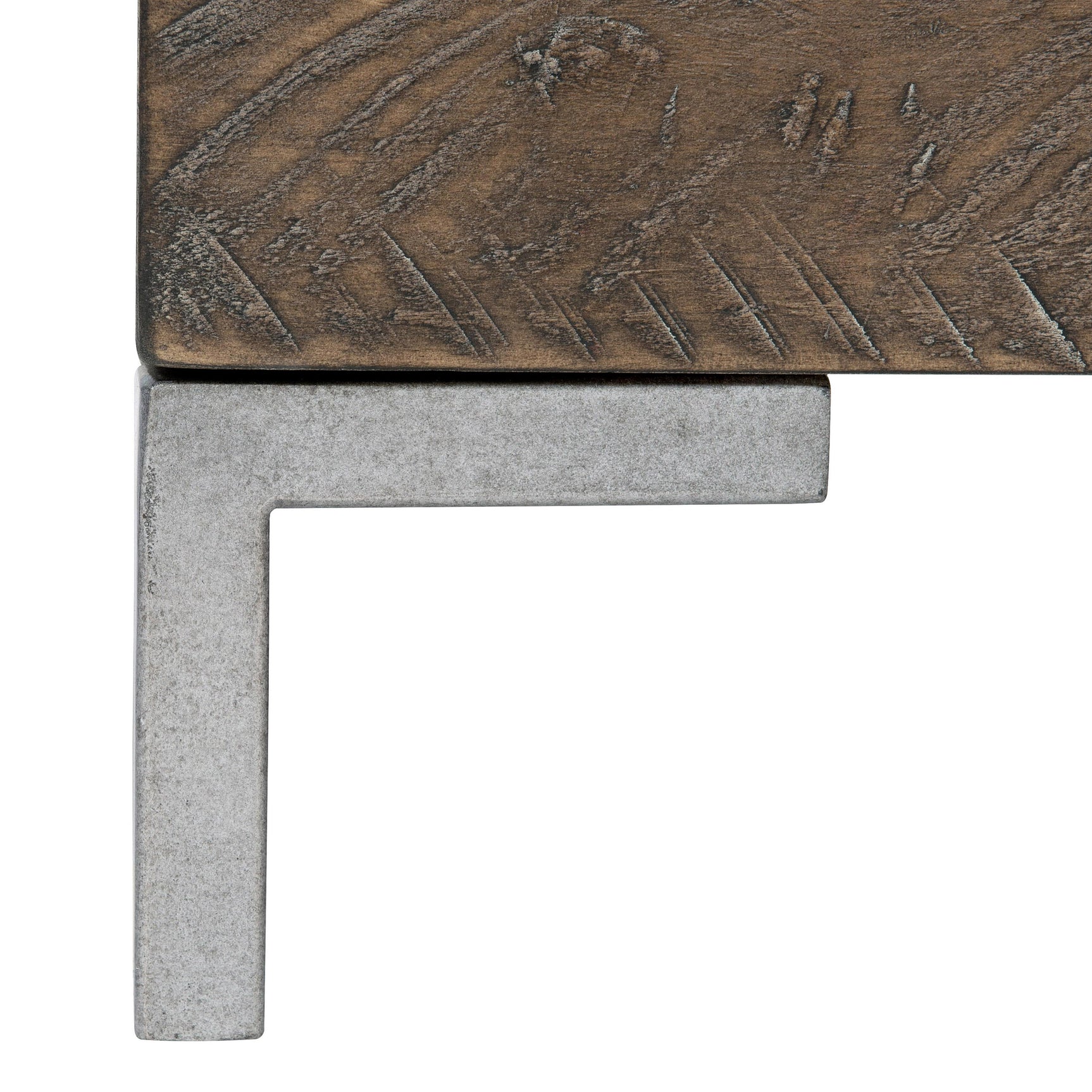 Haines Grey Mist/Sable Brown Nightstand - Ornate Home