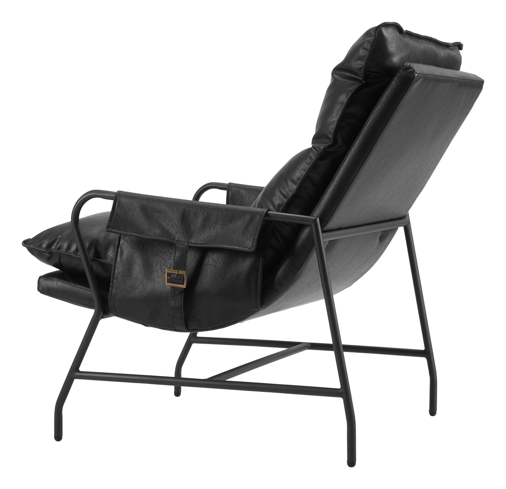 Halaus Black Accent Chair - Ornate Home