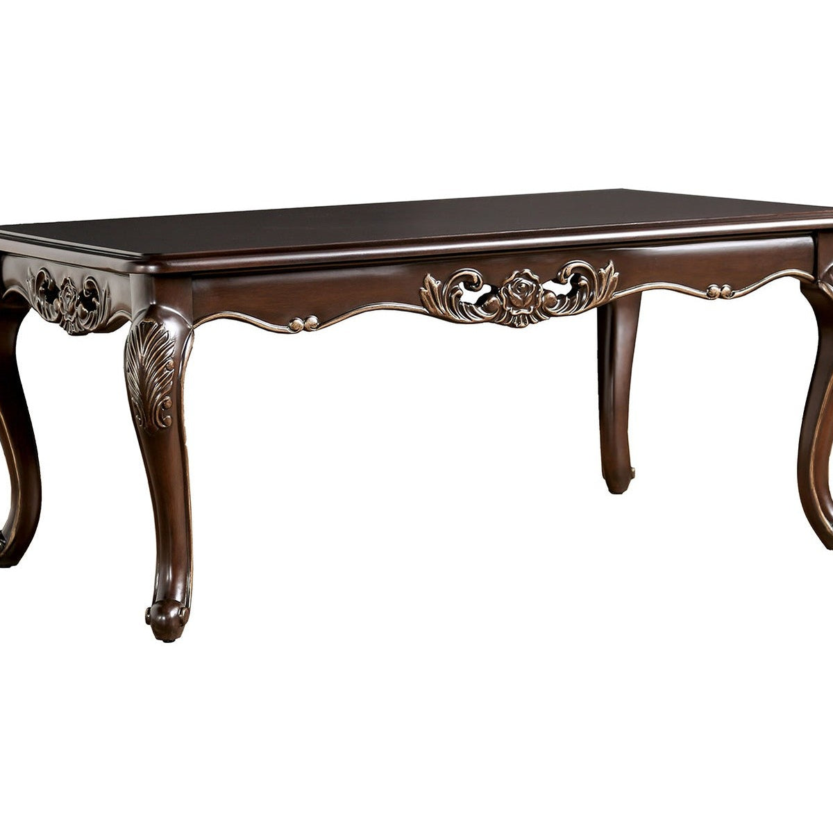 Furniture of America Halcaster Java Coffee Table | Ornate Home