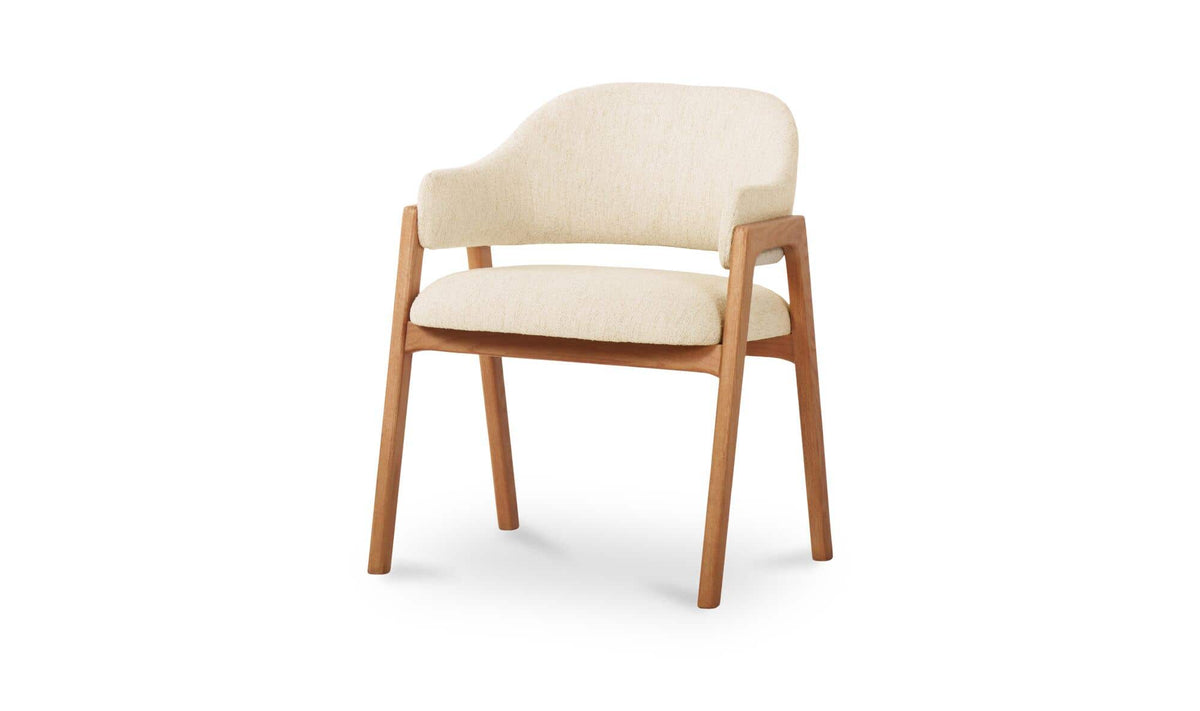 Halden Flecked Beige Dining Chair - Ornate Home