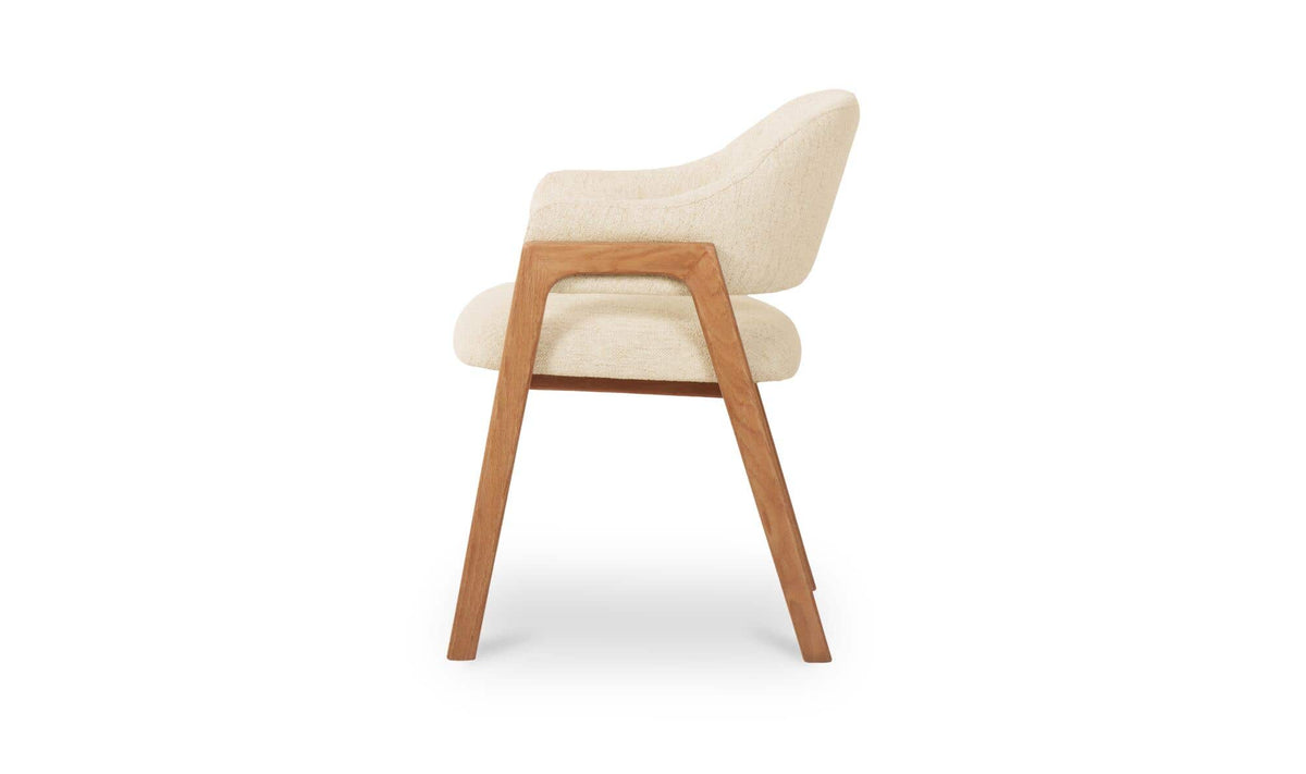 Halden Flecked Beige Dining Chair - Ornate Home
