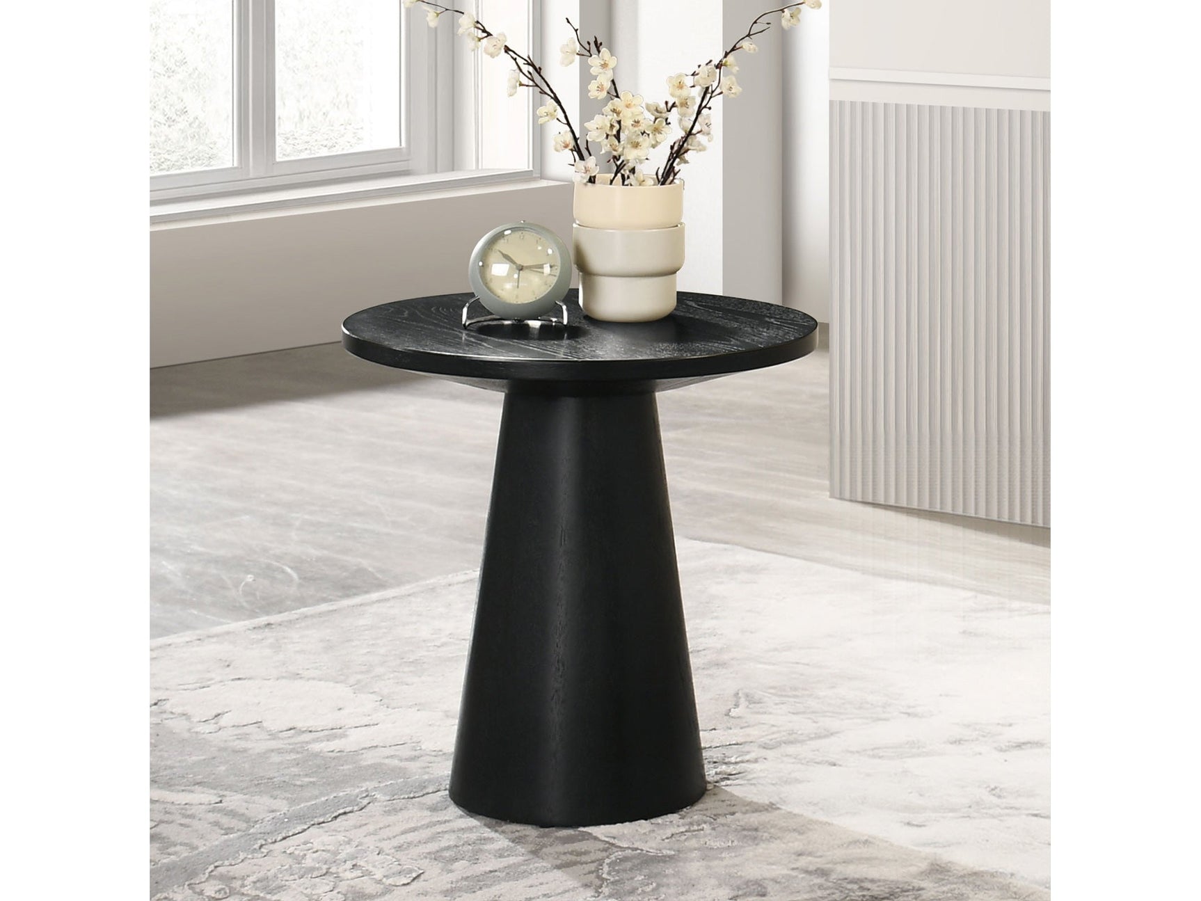 Halewood Black End Table - Ornate Home