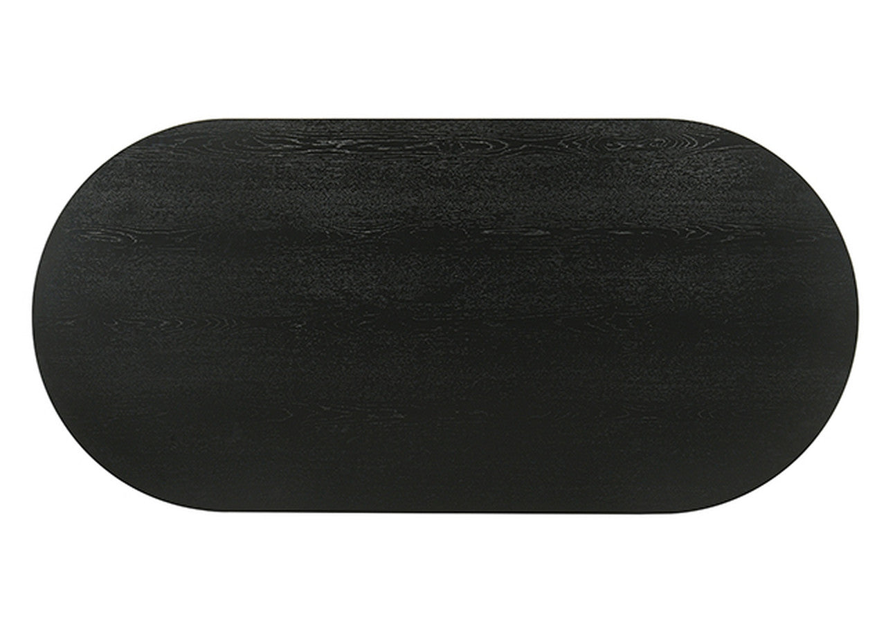Halewood Black Oval Cocktail Table - Ornate Home