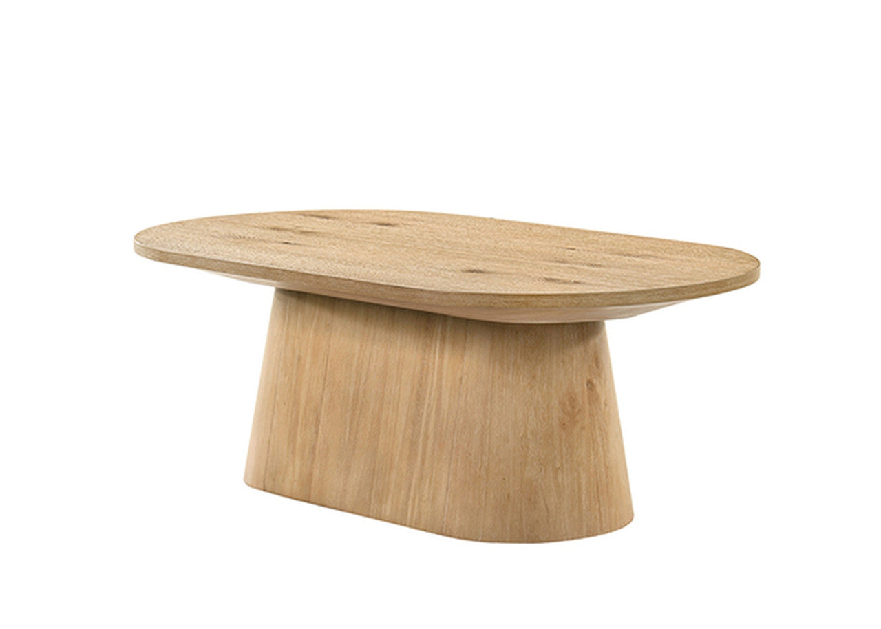 Halewood Oak Oval Cocktail Table - Ornate Home