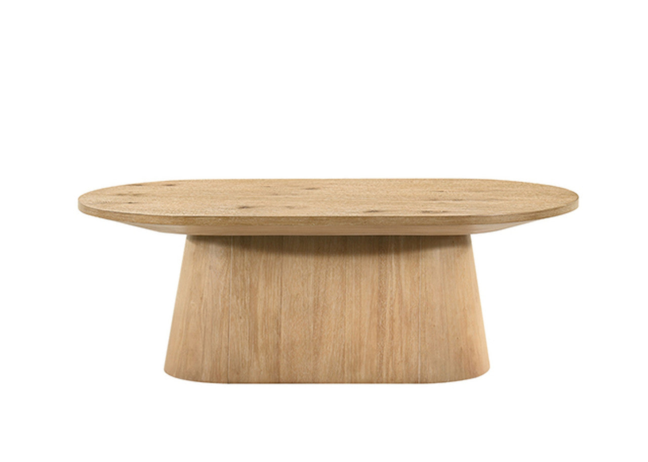Halewood Oak Oval Cocktail Table - Ornate Home