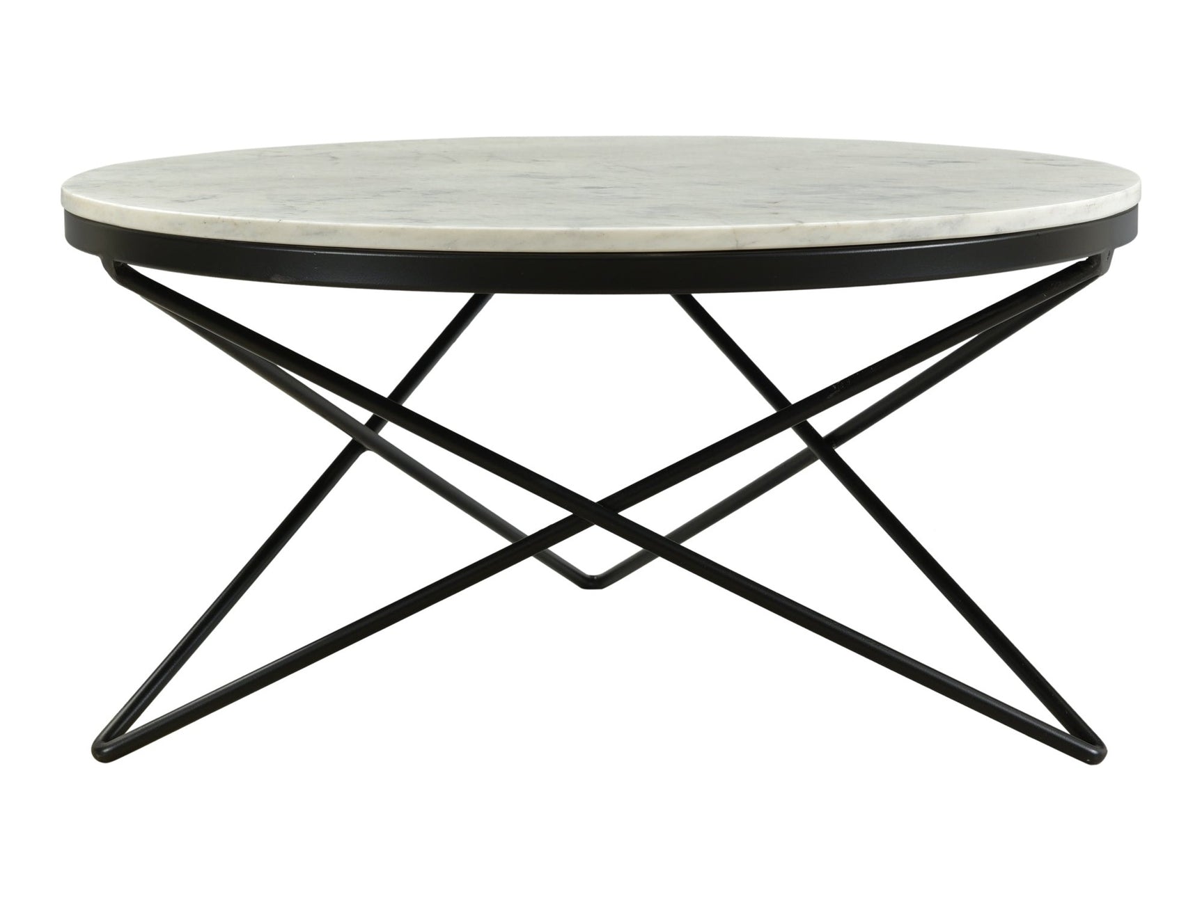 Haley Black Coffee Table - Ornate Home