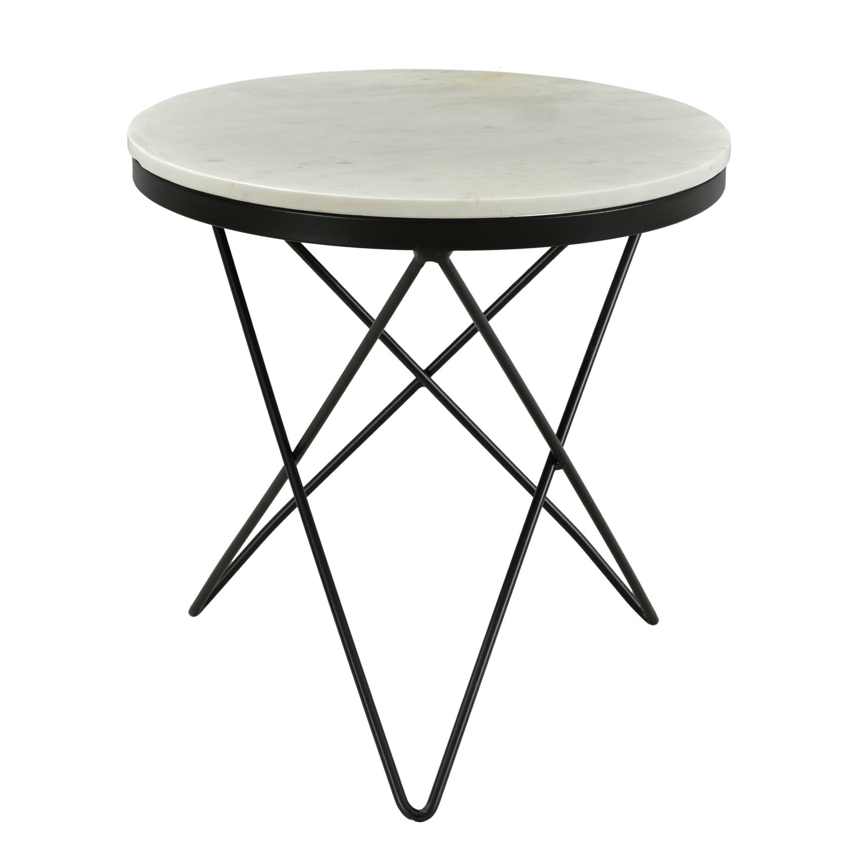 Haley Black Side Table - Ornate Home