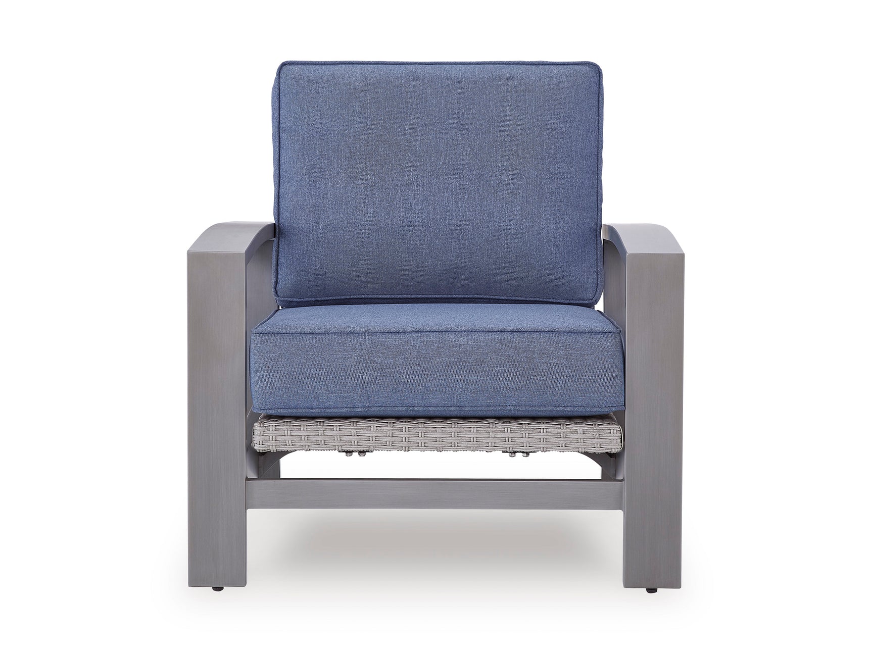 Half Moon Beach Blue/Gray Spring Lounge Chair - Ornate Home