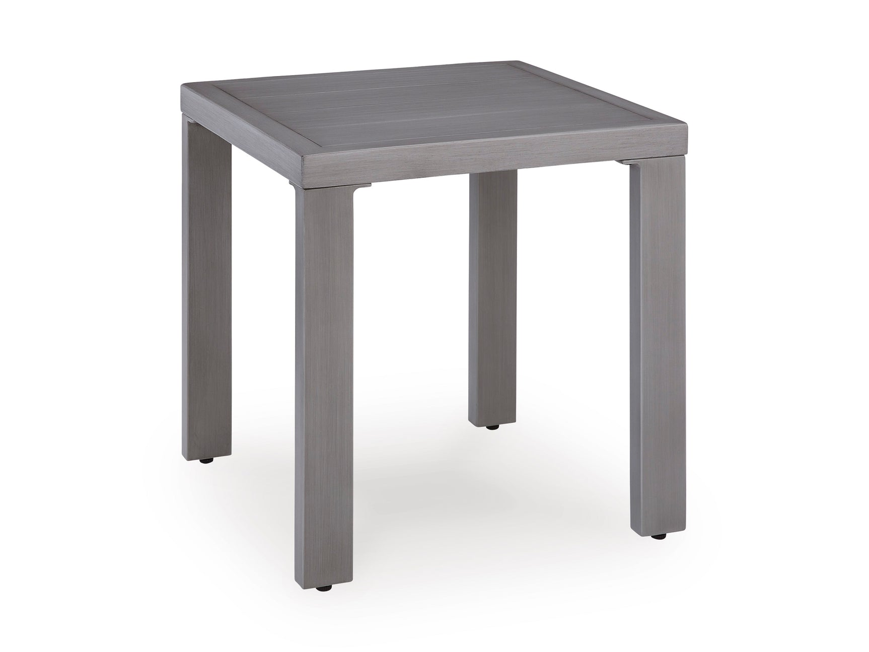Half Moon Beach Gray Square End Table - Ornate Home