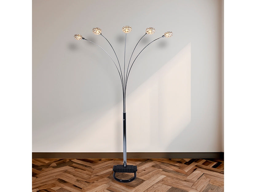 Half Moon Floor Lamp - Ornate Home