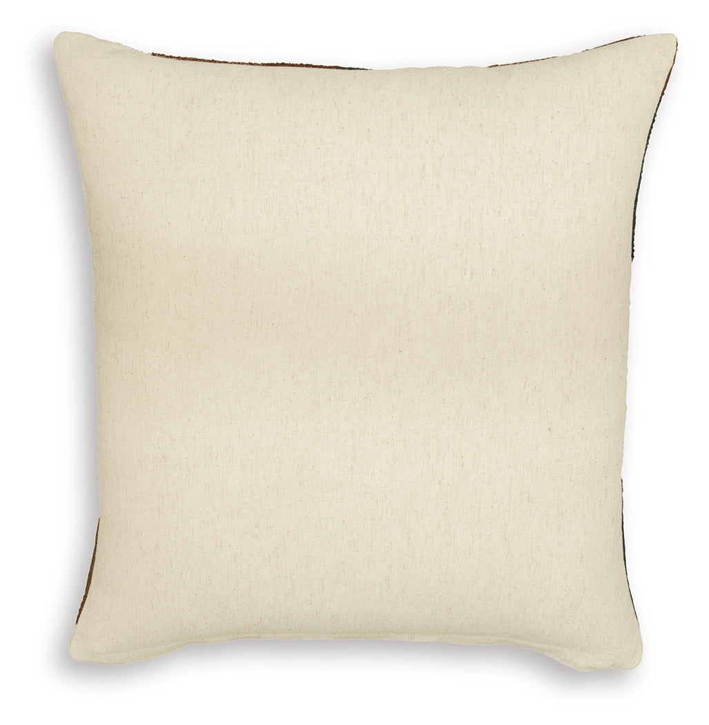 Hallam Sienna/Gold/Charcoal Pillow (Set of 4) (Online Special Price) - Ornate Home
