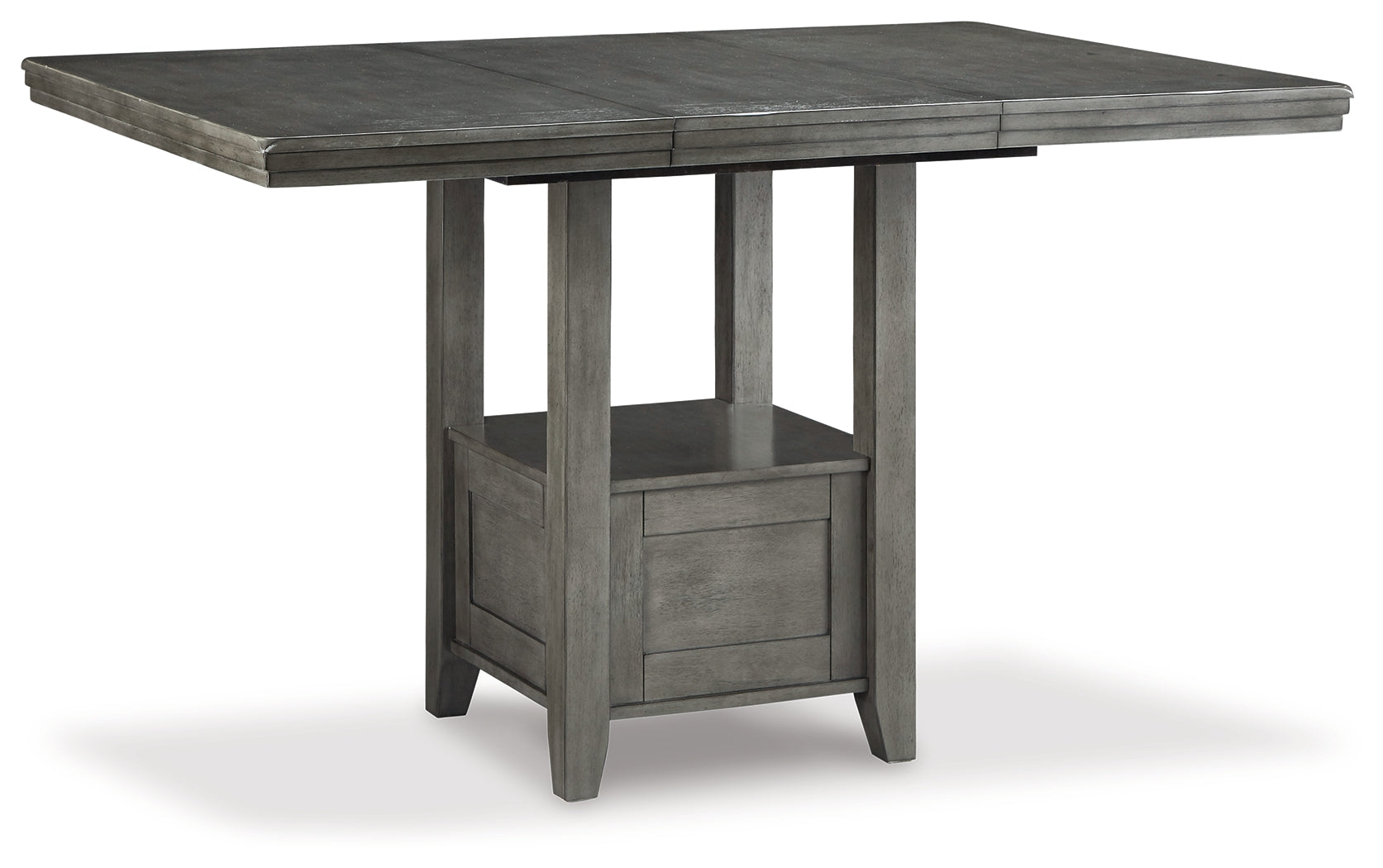 Hallanden Gray Counter Height Dining Table w/ Extension (Online Special Price) - Ornate Home