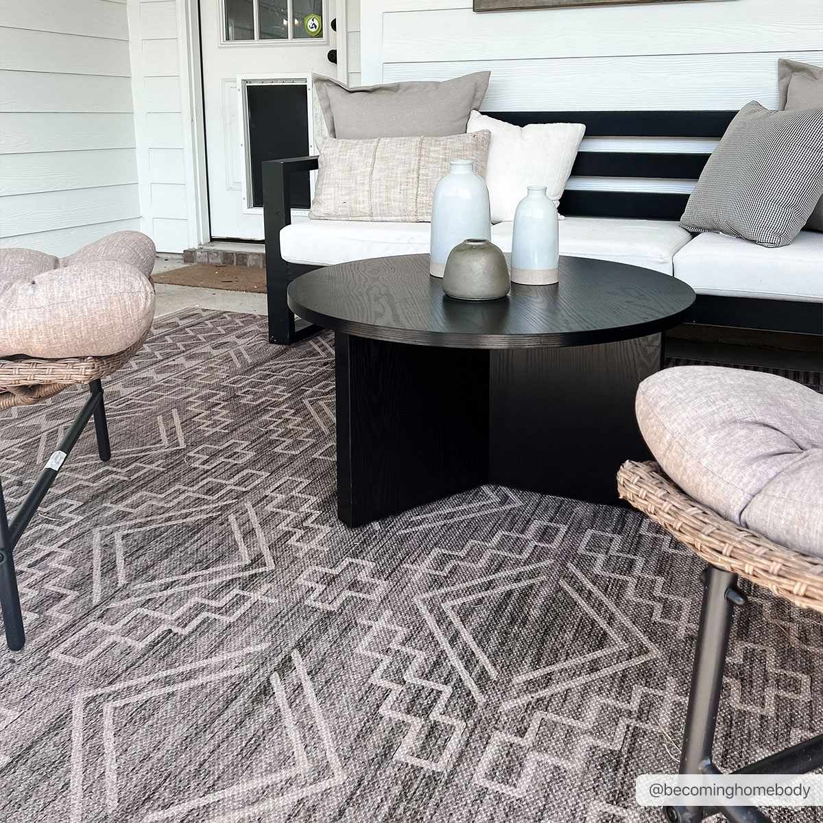 Halle Tan Washable Area Rug - Clearance - Ornate Home