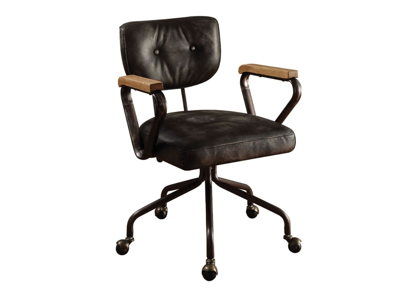 Hallie Black Executive Office Chair - Ornate Home