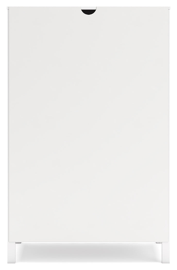 Hallityn White Chest of Drawers - Ornate Home