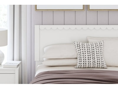 Hallityn White Full Panel Headboard - Ornate Home