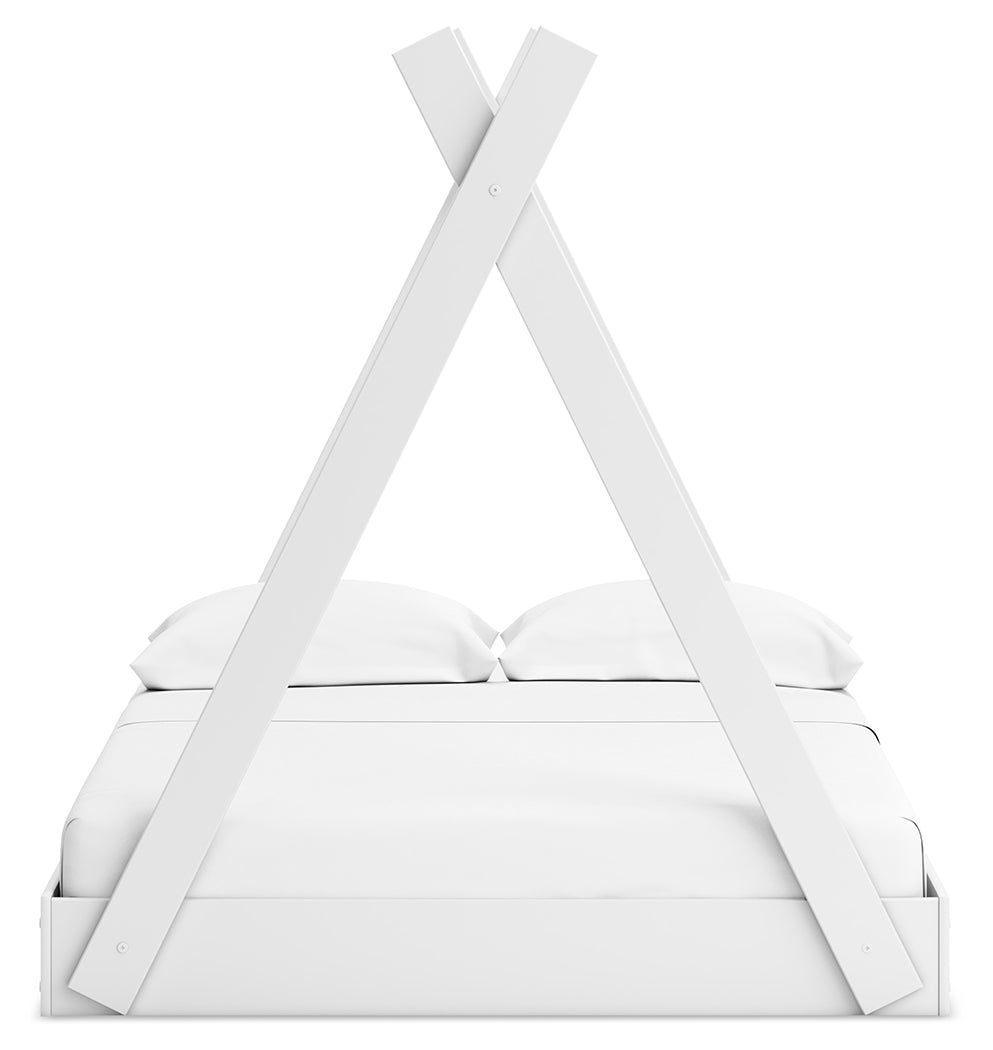 Hallityn White Full Tent Bed (Online Special Price) - Ornate Home