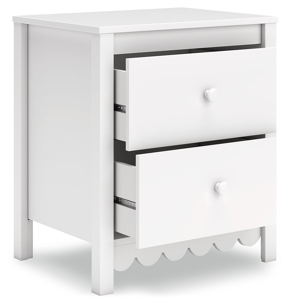 Hallityn White Nightstand (Online Special Price) - Ornate Home