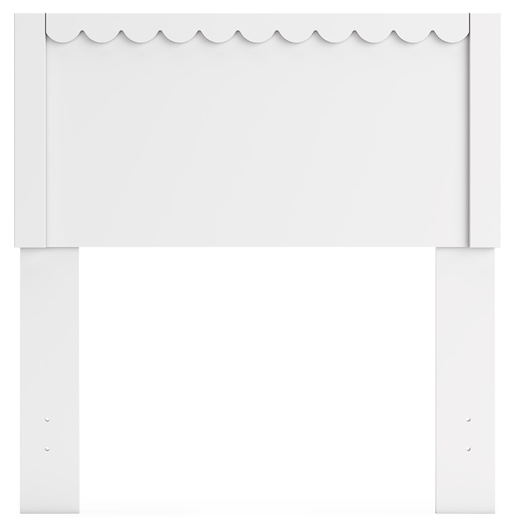 Hallityn White Twin Panel Headboard (Online Special Price) - Ornate Home