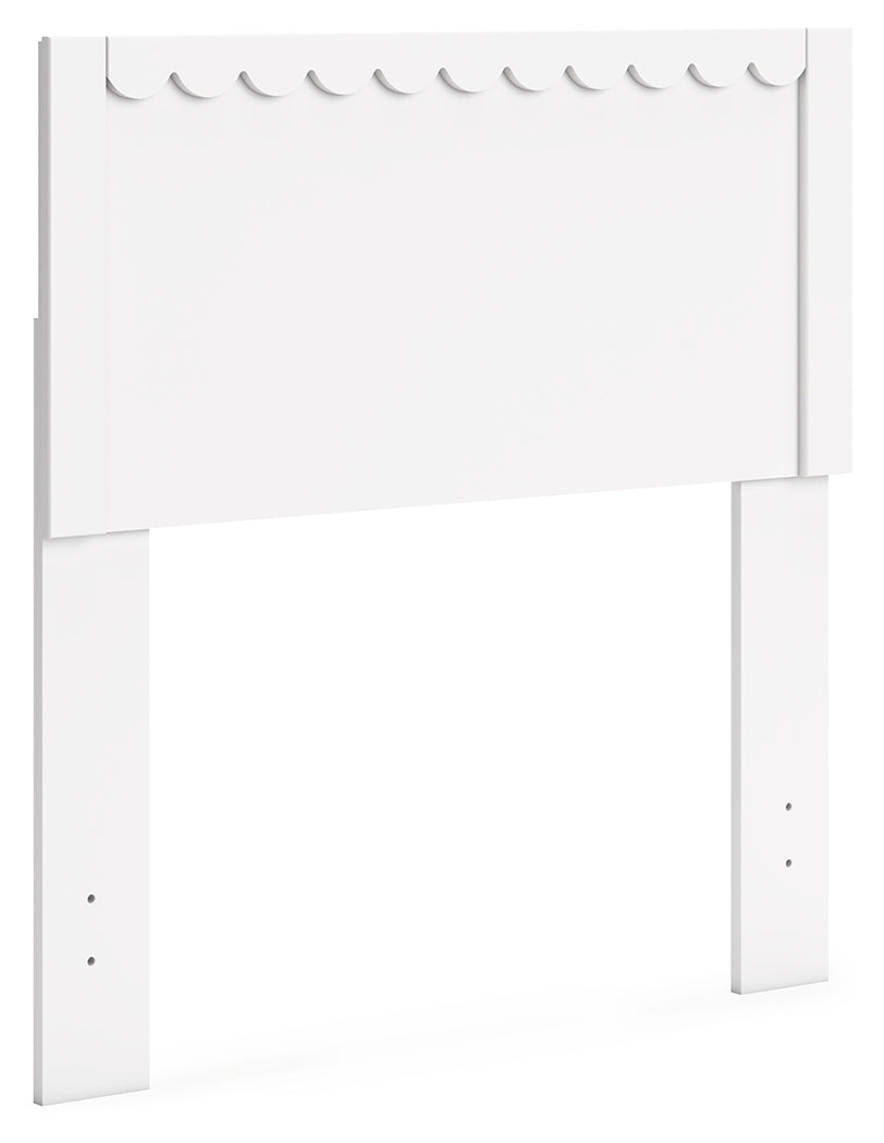 Hallityn White Twin Panel Headboard (Online Special Price) - Ornate Home