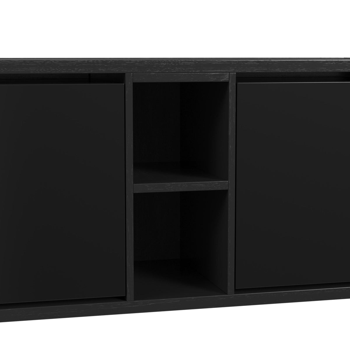Halo Black 2-Piece Smart Occasional Table Set with Smart Coffee Table & Square Smart End Table - Ornate Home