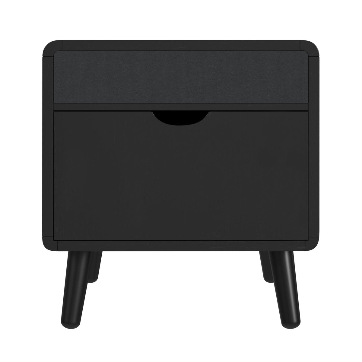 Halo Black Square Smart End Table