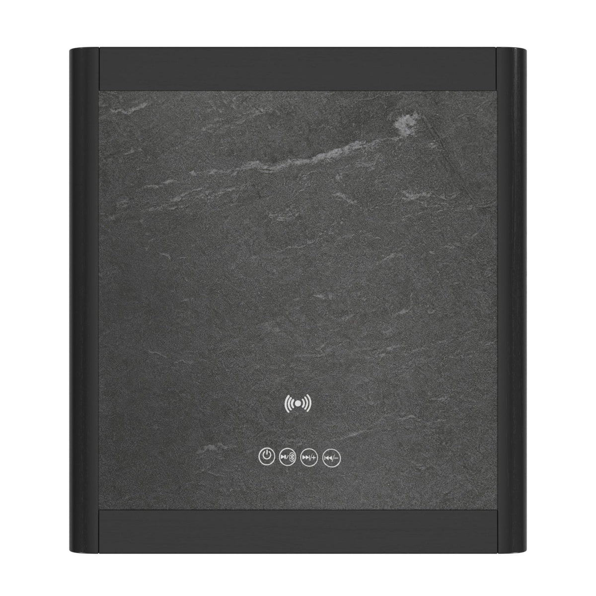 Halo Black Square Smart End Table