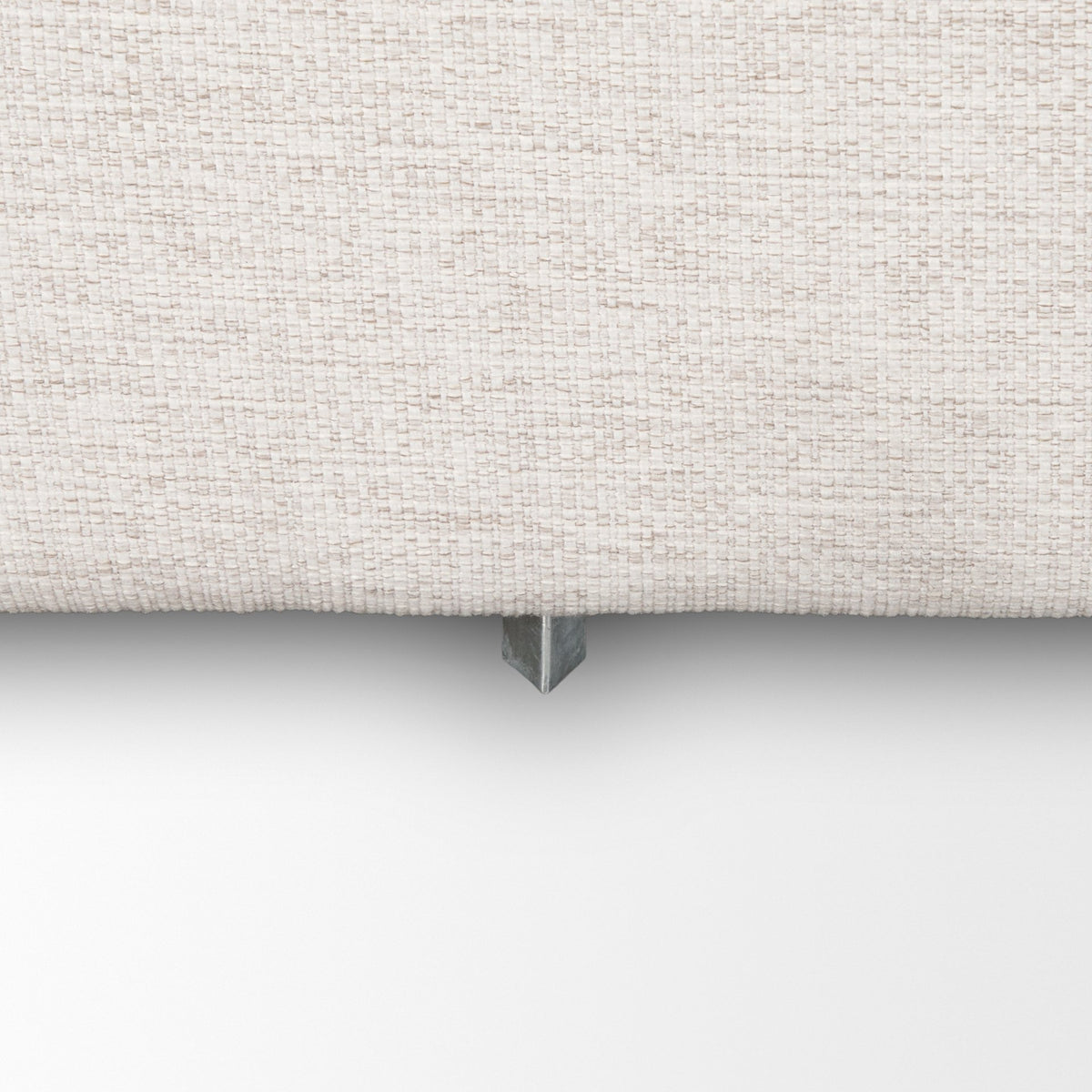 Halston Oatmeal Large Ottoman Performance Fabric - Ornate Home