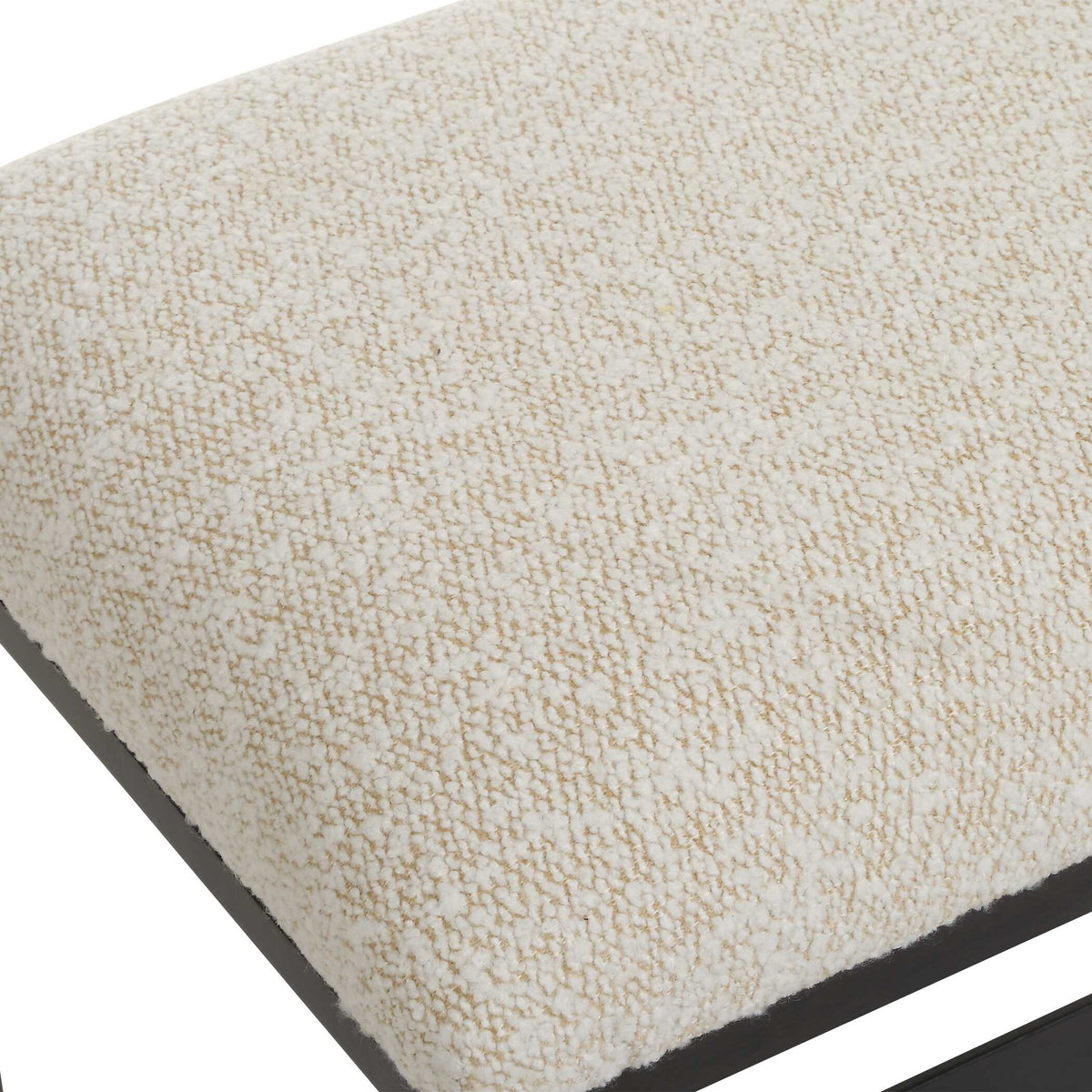 Halston White Upholstered Bench - Ornate Home