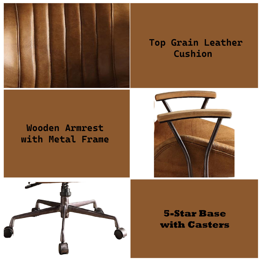 Hamilton Coffee Executive Office Chair - Ornate Home