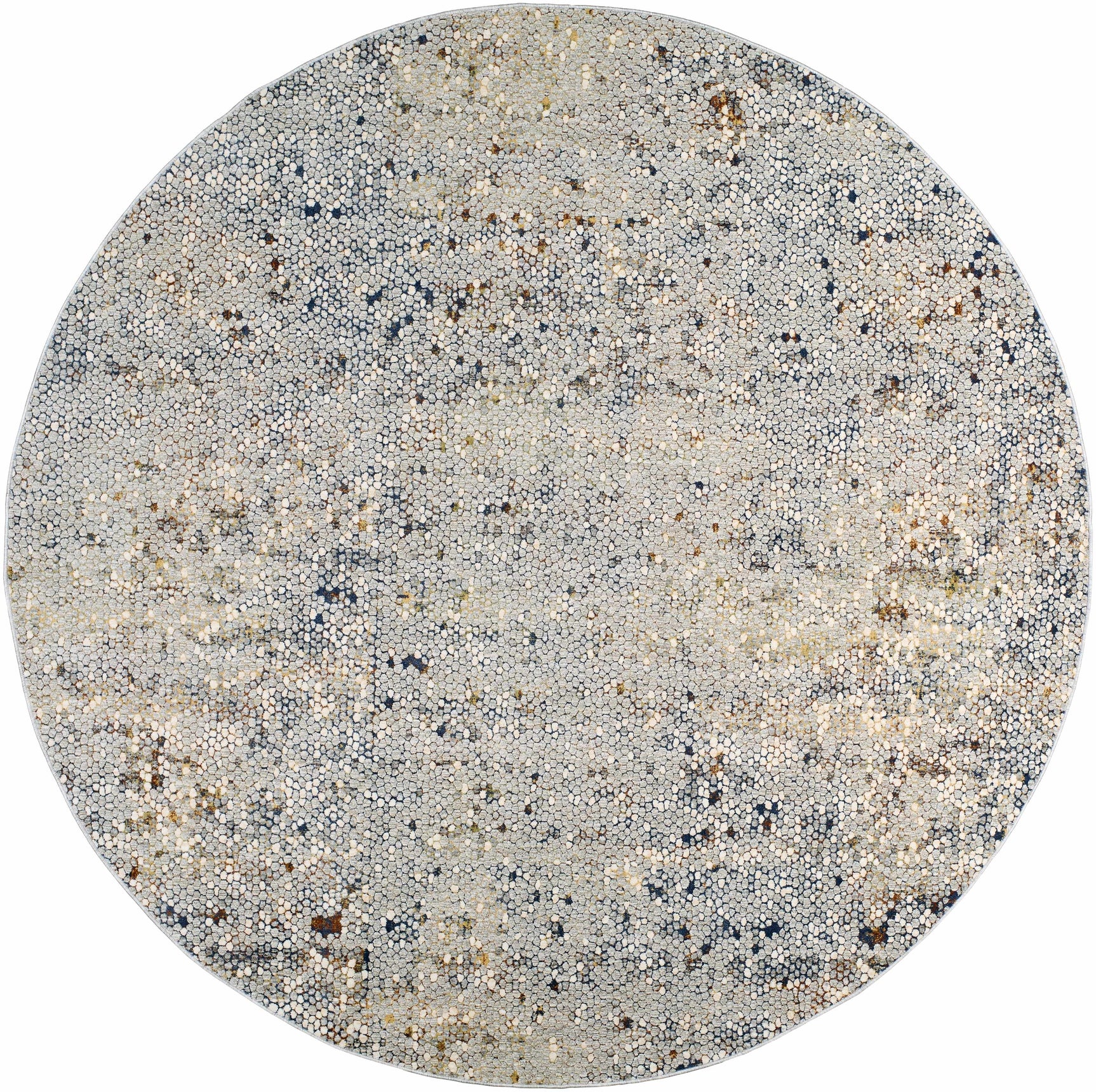 Hamler Honeycomb Mosaic Rug - Ornate Home