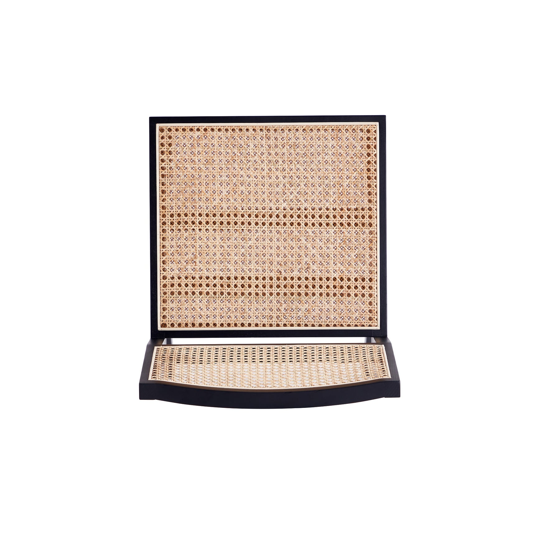 Hamlet Dining Chair in Black and Natural Cane (set of 4) - Ornate Home